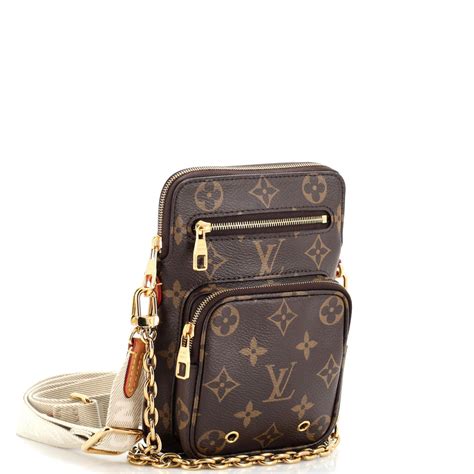 LOUIS VUITTON Monogram Utility Phone Sleeve .